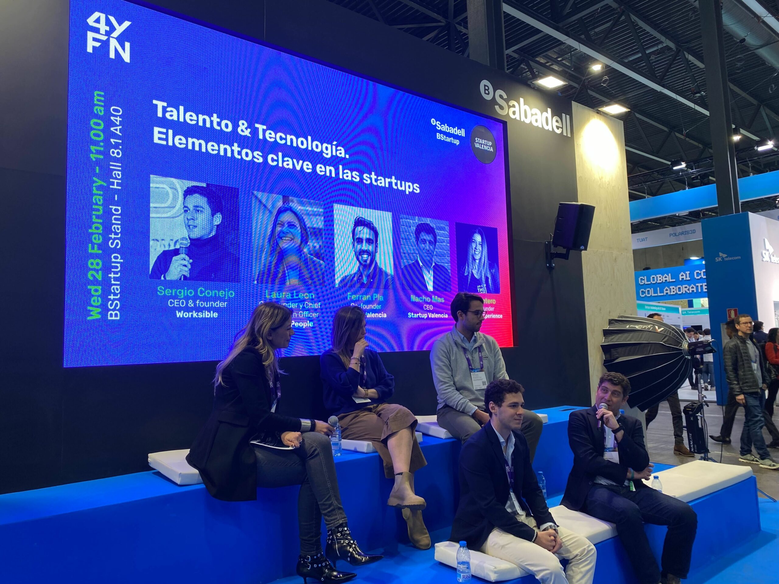 Startup Valencia represents the valencian startup ecosystem at 4YFN